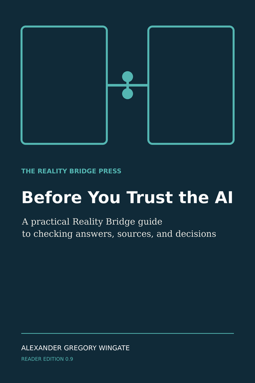 Cover of Before You Trust the AI