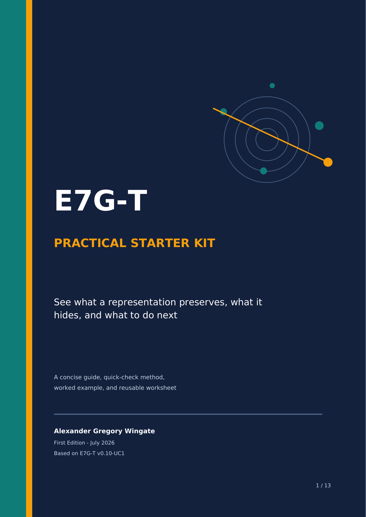 E7G-T Practical Starter Kit cover by Alexander Gregory Wingate