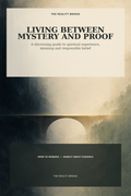 Living Between Mystery and Proof book cover