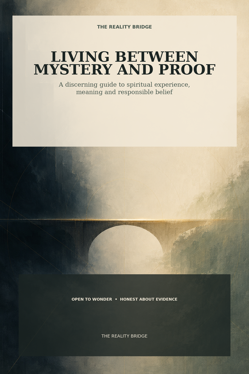 Living Between Mystery and Proof book cover